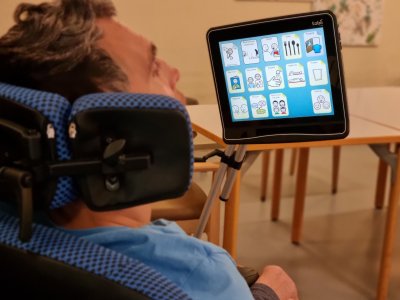 ich kann verschiedene Elemente auswählen, sodass meine Betreuer wissen, was ich möchte.